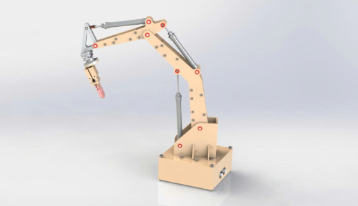 简易气动机械臂缩略图