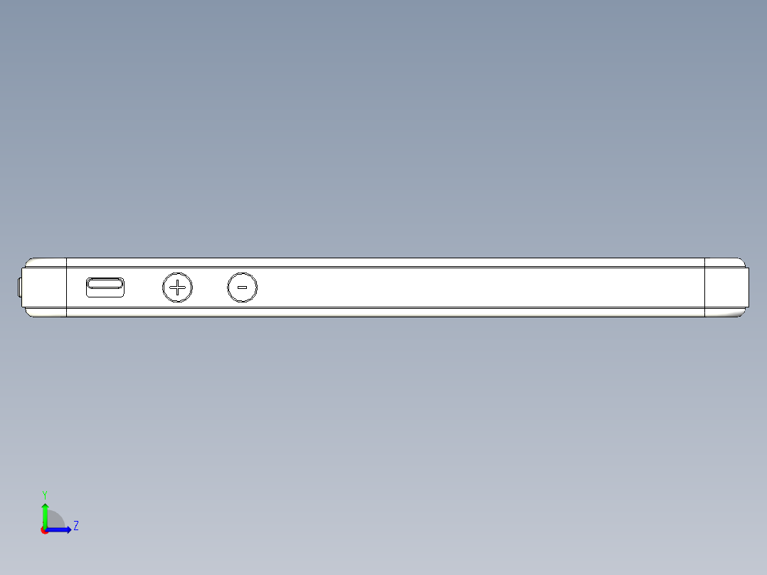 苹果iphone左视图