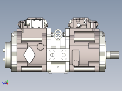 川崎K3V泵模型K3V140DT 1HQR 6N49右视缩略图