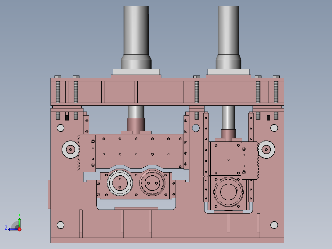 夹送校平机右视图