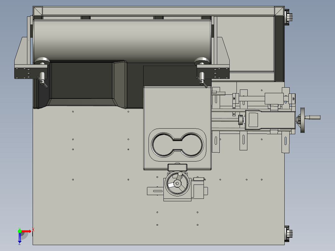塑料板弹性检测装置俯视图