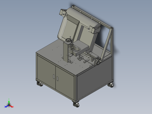 塑料板弹性检测装置正等轴测缩略图