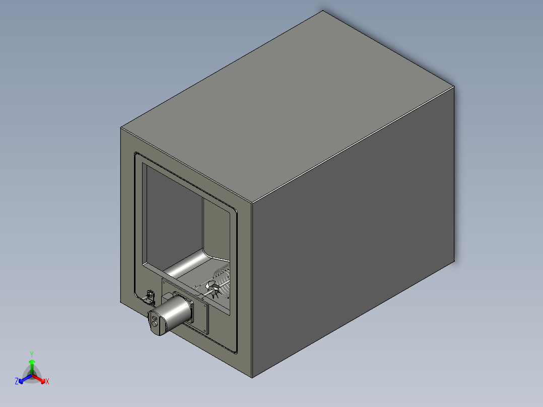 DQ250201-09-恒温水槽-A正等轴测图