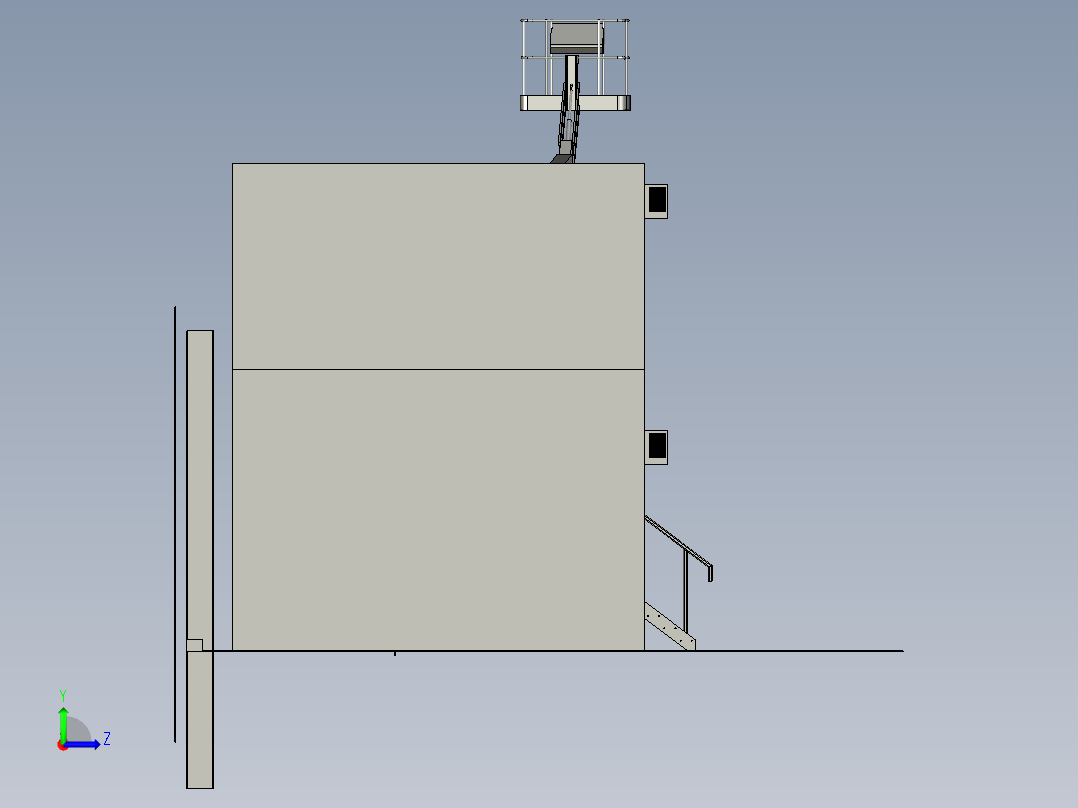 大学生篮球联赛更衣室左视图