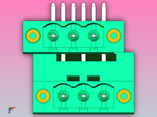端子2EDGRTM-5.0-06P-14-00AH俯视缩略图