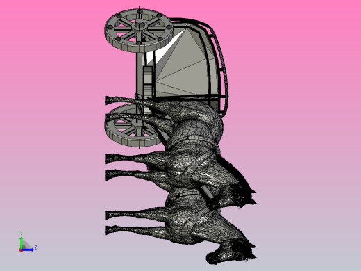 罗马战车左视缩略图
