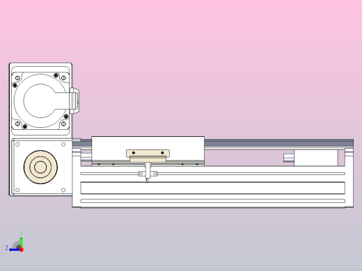 皮带直线轴半封闭可选导轨TPA-HNB-175D-140-L100-LU-Y-P75-N3右视缩略图