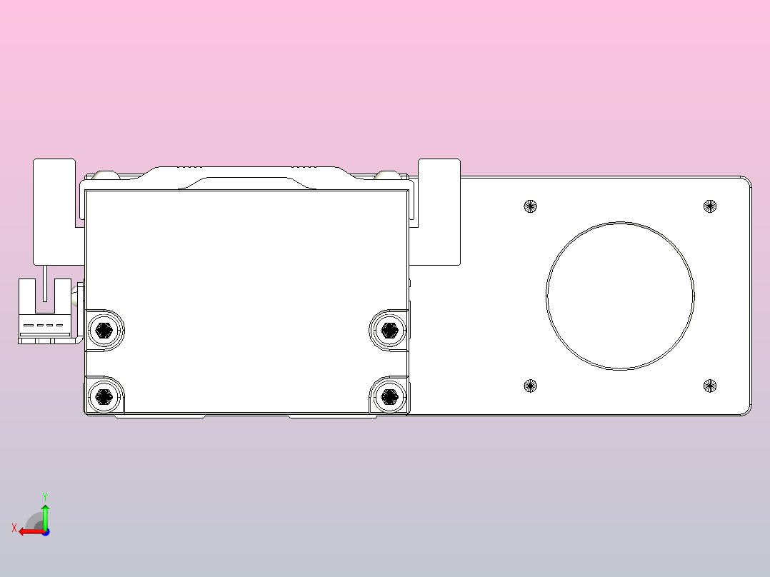 线性模块铝制底座TPA-KNR-86E-1610C-L900A1-MR-BJ57-N3后视图
