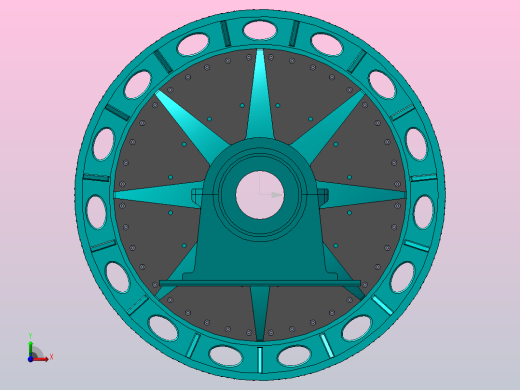 矿石研磨球磨机ball-mill-模型格式为 sw前视缩略图