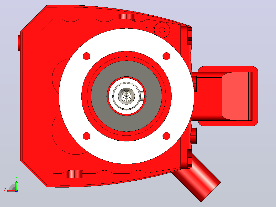 SEW RF37CFM71S电机减速机后视图