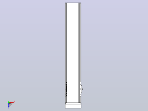 日规模组半封闭丝杆TPA-HNR-110D-1610C-L500-MP-Y-P40-N3俯视缩略图