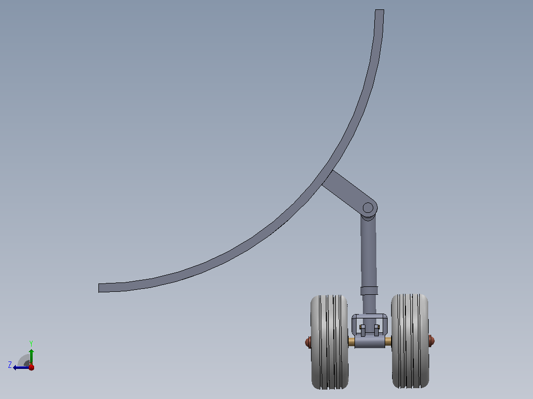 车轮3D模型右视图