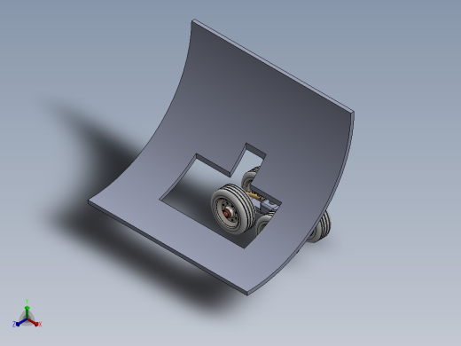 车轮3D模型正等轴测缩略图