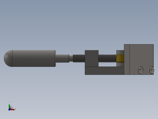 直角焊接夹具3D图纸 Solidworks设计前视缩略图