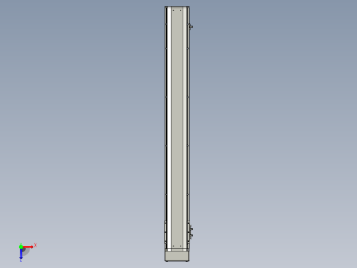 SYS12-800-BM-200W滚珠花健、支撑座、滚珠丝杠、交叉导轨、直线模组.STEP俯视缩略图