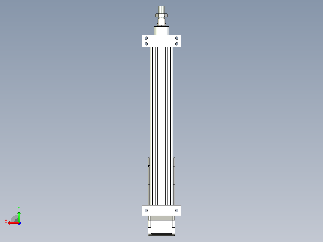 轻载电动缸TPA-ESR40-1210C-L250-MR-LB-W-P40-C3后视图