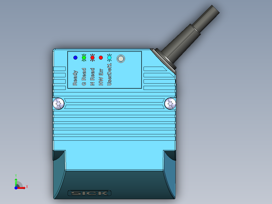 CLV612-C2000条码扫描器前视图