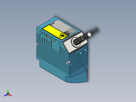 CLV612-C2000条码扫描器正等轴测缩略图