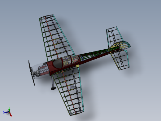 特技飞机油动航模