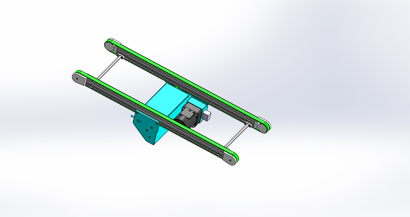 Tray盘自动上料机sw17可编辑