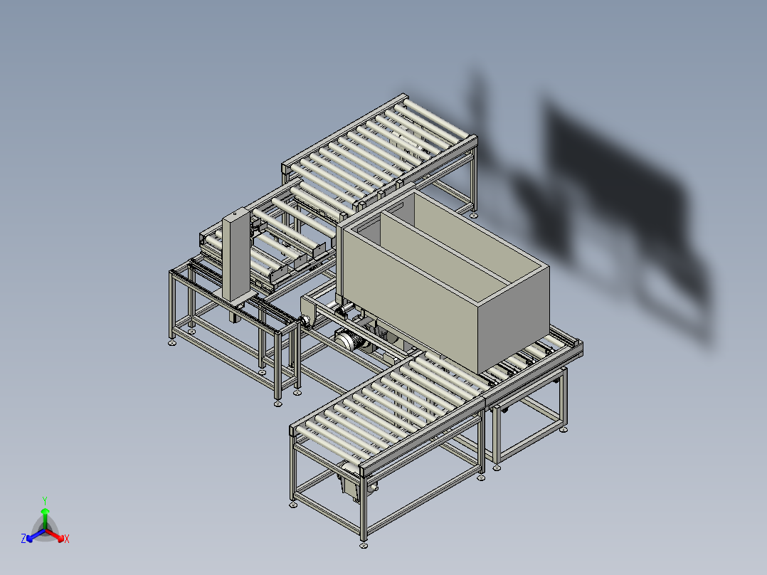 冰箱装配输送线立箱机 
