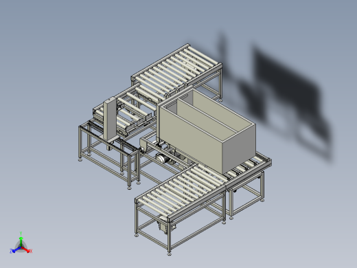 冰箱装配输送线立箱机 