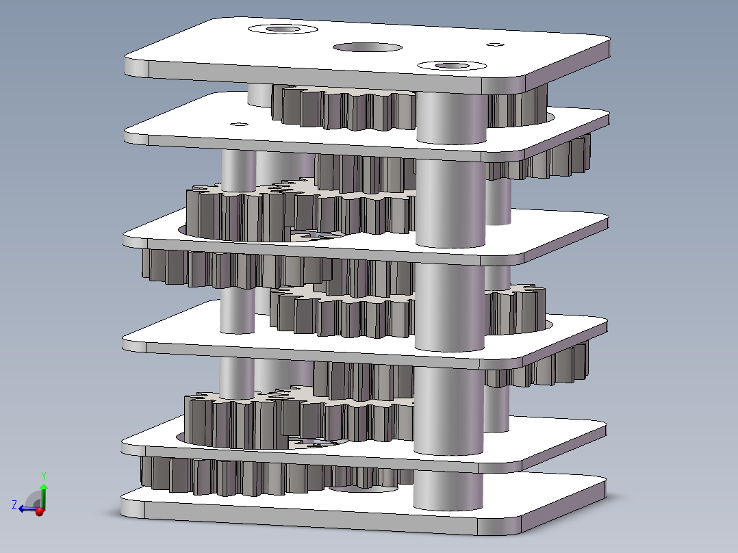 蜘蛛四足仿生机构