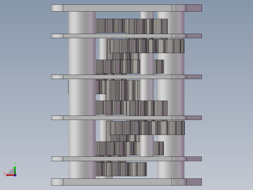 蜘蛛四足仿生机构后视缩略图