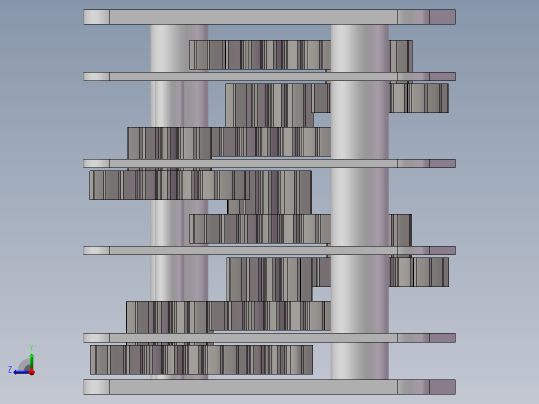 蜘蛛四足仿生机构右视图