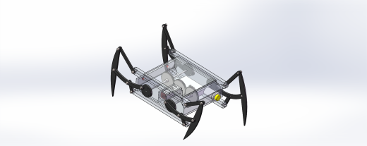 蜘蛛四足仿生机构缩略图