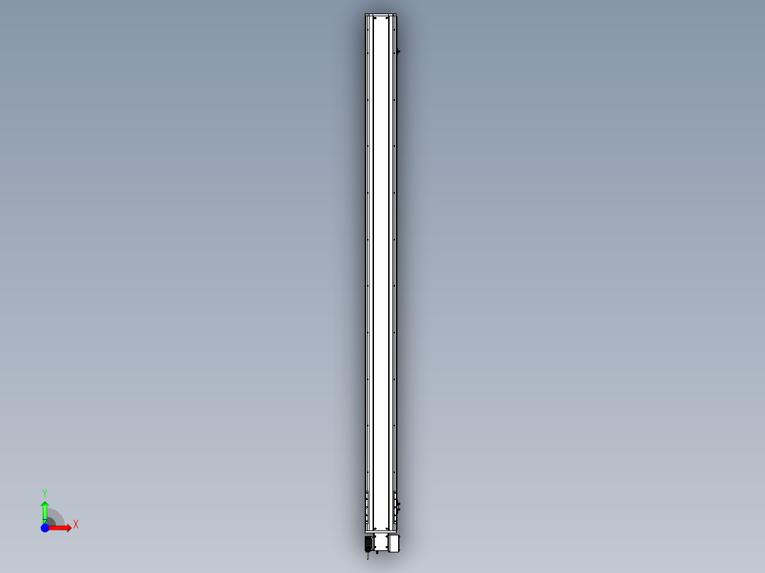 Toyo东佑达直线模组-ETB14-RD-1950前视图