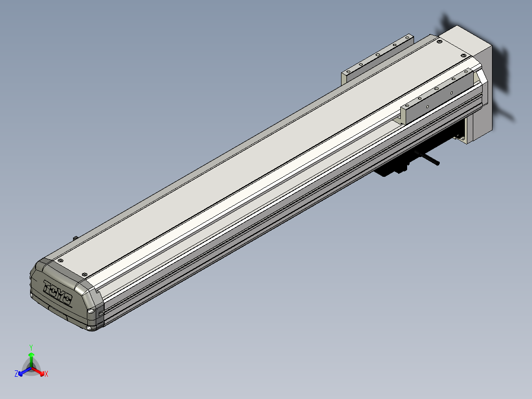 Toyo东佑达直线模组-ETH14-600-BM-400W+煞車主视图