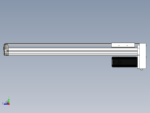 Toyo东佑达直线模组-ETH14-600-BM-400W+煞車右视缩略图