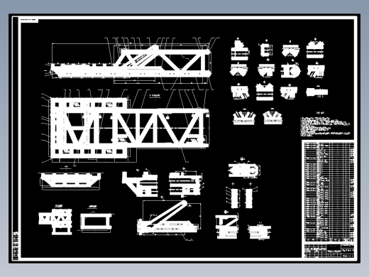 1221+QTZ40塔式起重机总体及平衡臂设计（有cad图）
