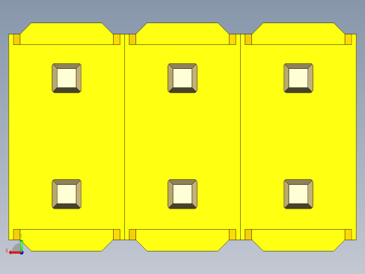 彩色公头100mil（2.54mm）系列-DS1021_yellow_2x03p_100mil_Type5_rev1.0后视缩略图