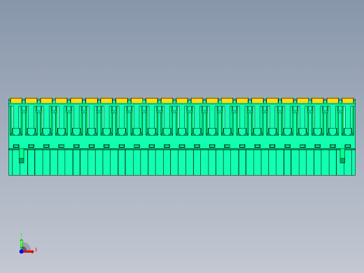 DEGSON 2EDG 系列 5.0mm 可插拔接线端子组-2EDGKD-5.0-23P-14-00AH前视缩略图