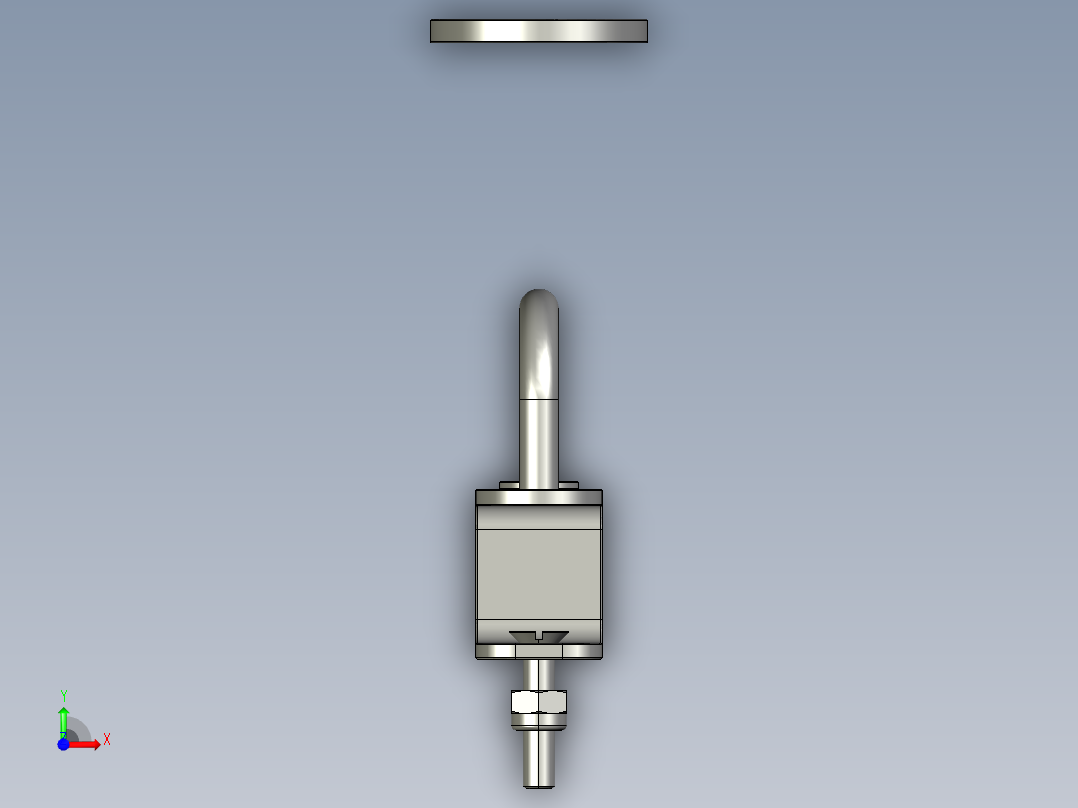拖车篷布夹前视图