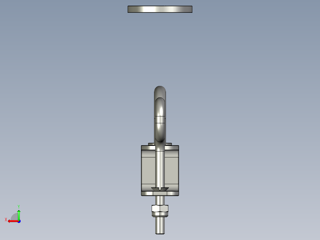 拖车篷布夹后视图