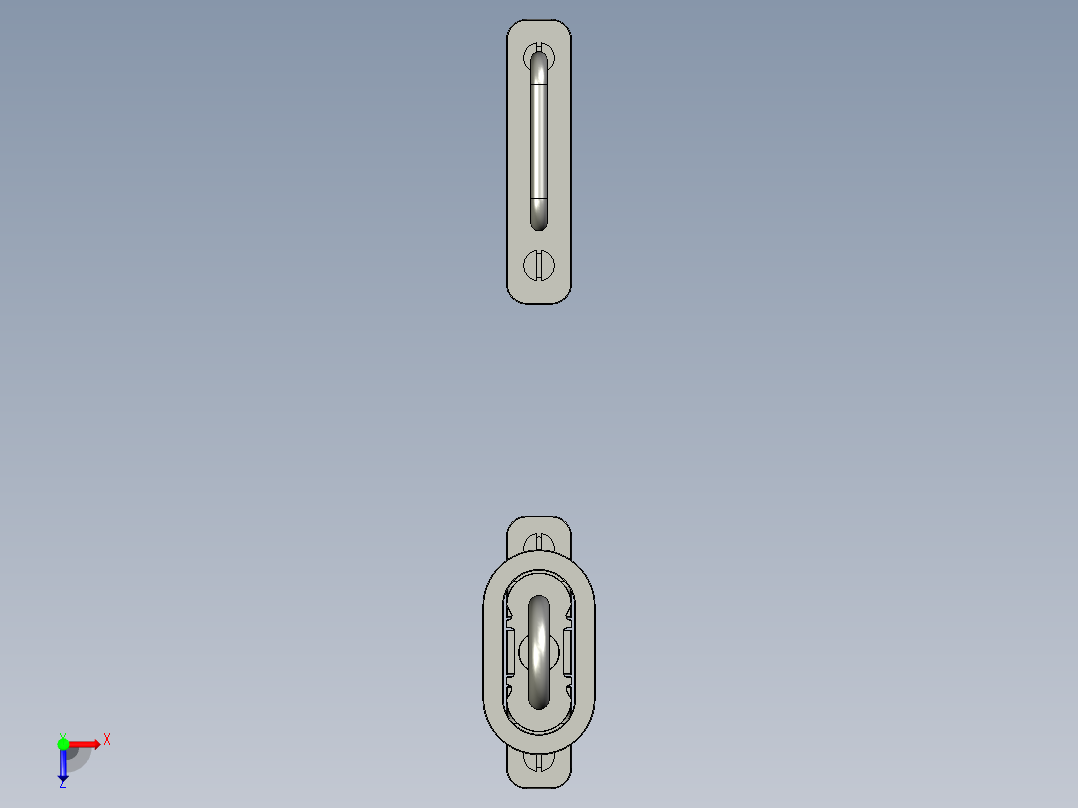 拖车篷布夹俯视图