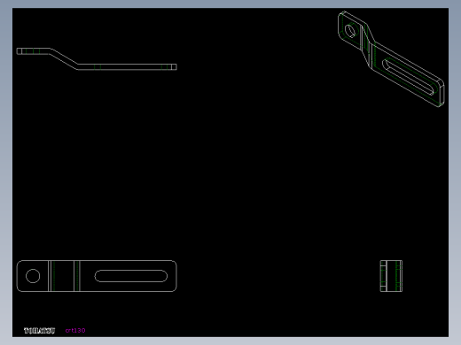 直型張力器、曲型張力器SRT,CRT-2D多系列多零件图纸模型