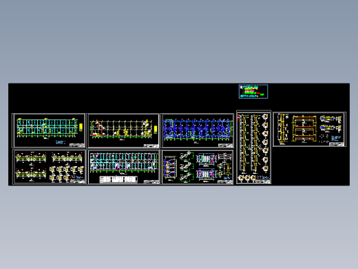 【9层】18889.62平米框剪综合楼毕业设计（结构计算书、施组、清单、结构图纸）