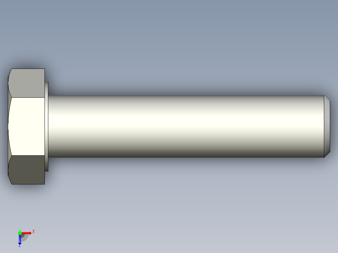 螺钉-DIN_931-M10x1.5x45_16.stp俯视图