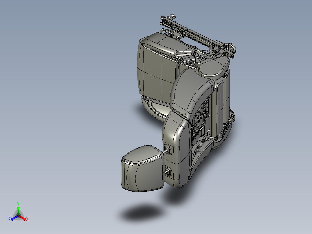 汽车座椅结构设计图