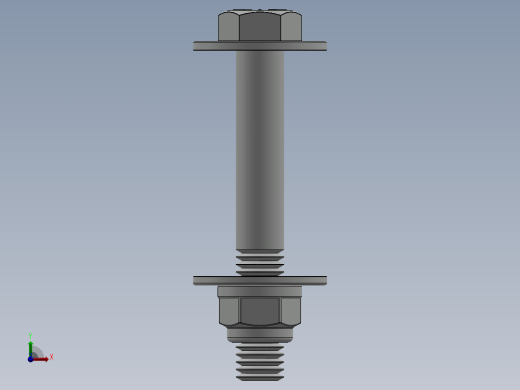 紧固件-0.5000 Bolt Hex前视缩略图