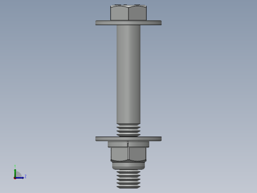 紧固件-0.5000 Bolt Hex左视缩略图