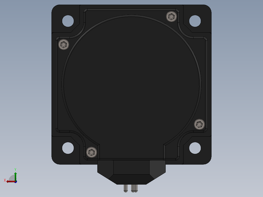 利川80毫米1KW伺服带中断后视图