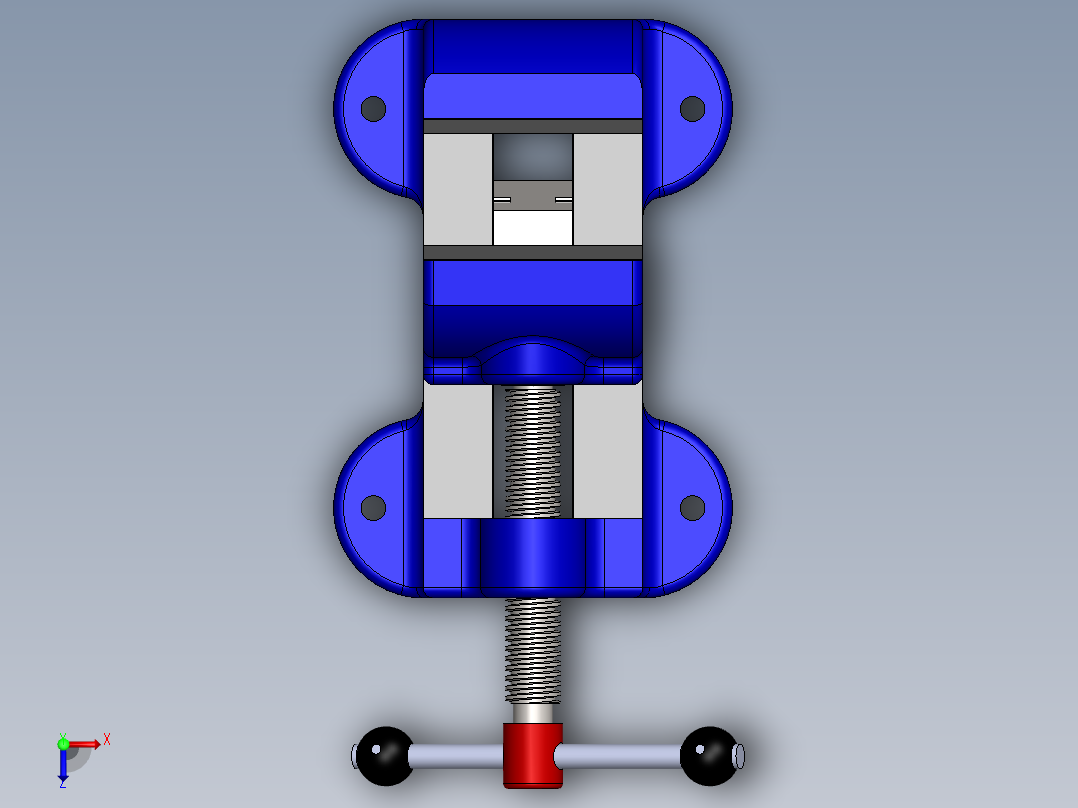 台钳 (51)俯视图