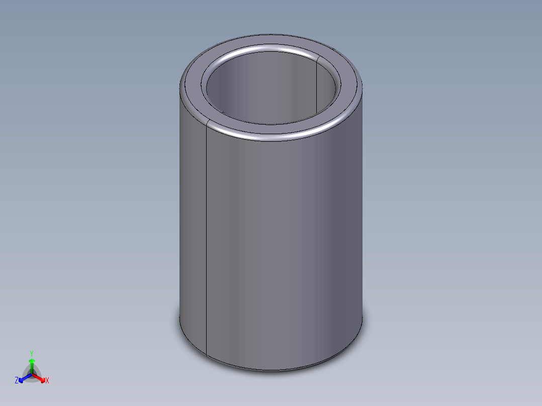 5MIV 溶剂焊接双插座正等轴测图