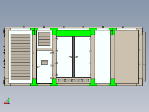 2100 kVA柴油发电机后视缩略图