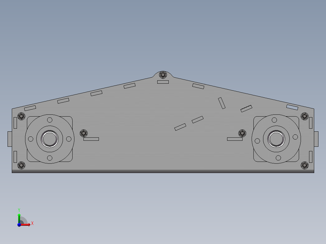 新型行走车轮架组装-新型遥控全地形八轮驱动运输车2前视图
